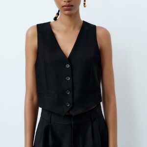 ZARA CROPPED VEST